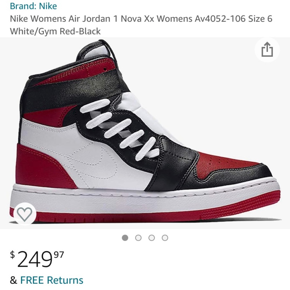 Jordan’s women’s high tops Nova XX size 9